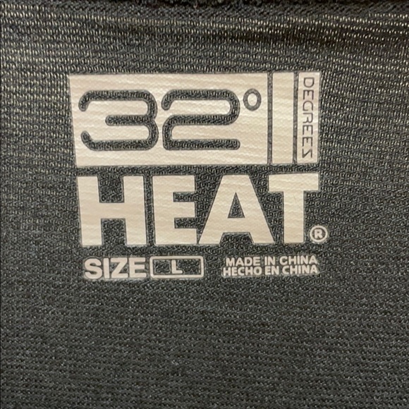 32 Heath Gear Black long sleeve under shirt L with pants - Picture 3 of 6
